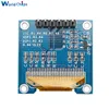Цифровой SSD1306 OLED дисплей 0,96 дюйма SPI I2C, 6 контактов, интерфейс 12864 SPI, Синий/Белый ЖК-дисплей, модуль DIY для Arduino 51 SMT32 ► Фото 2/6