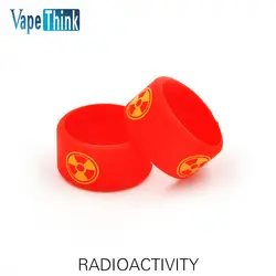 5 шт/лот Новый Vapethink радиоактивности Силиконовое кольцо мягкий резиновый гелевый электронная сигарета Vape Band Vapeband красный
