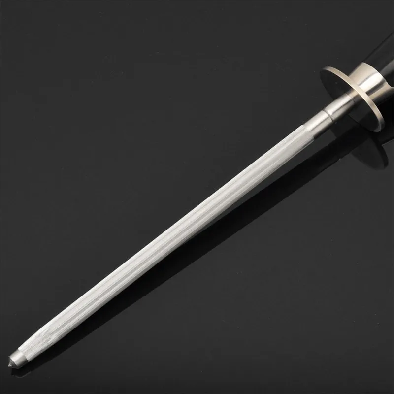  Knife Sharpener Rod Sharpening Steel Diamond Steel for Daily Use Powdered Easy Operation Kitchen Ac - 32790764453