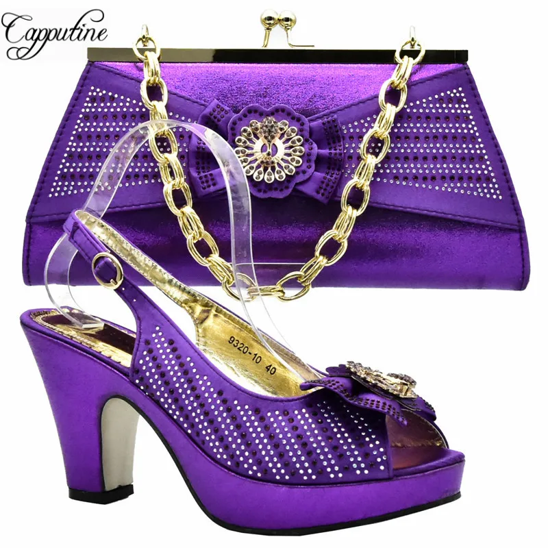 Italien or Style Royal Ensemble Mariage Df Sac Pour Sympa Assorties Blue pourpre À Africain Robe Capputine De fuchsia Chaussures Et Assortir rouge 011 Le Pêche Dames B58wqpq
