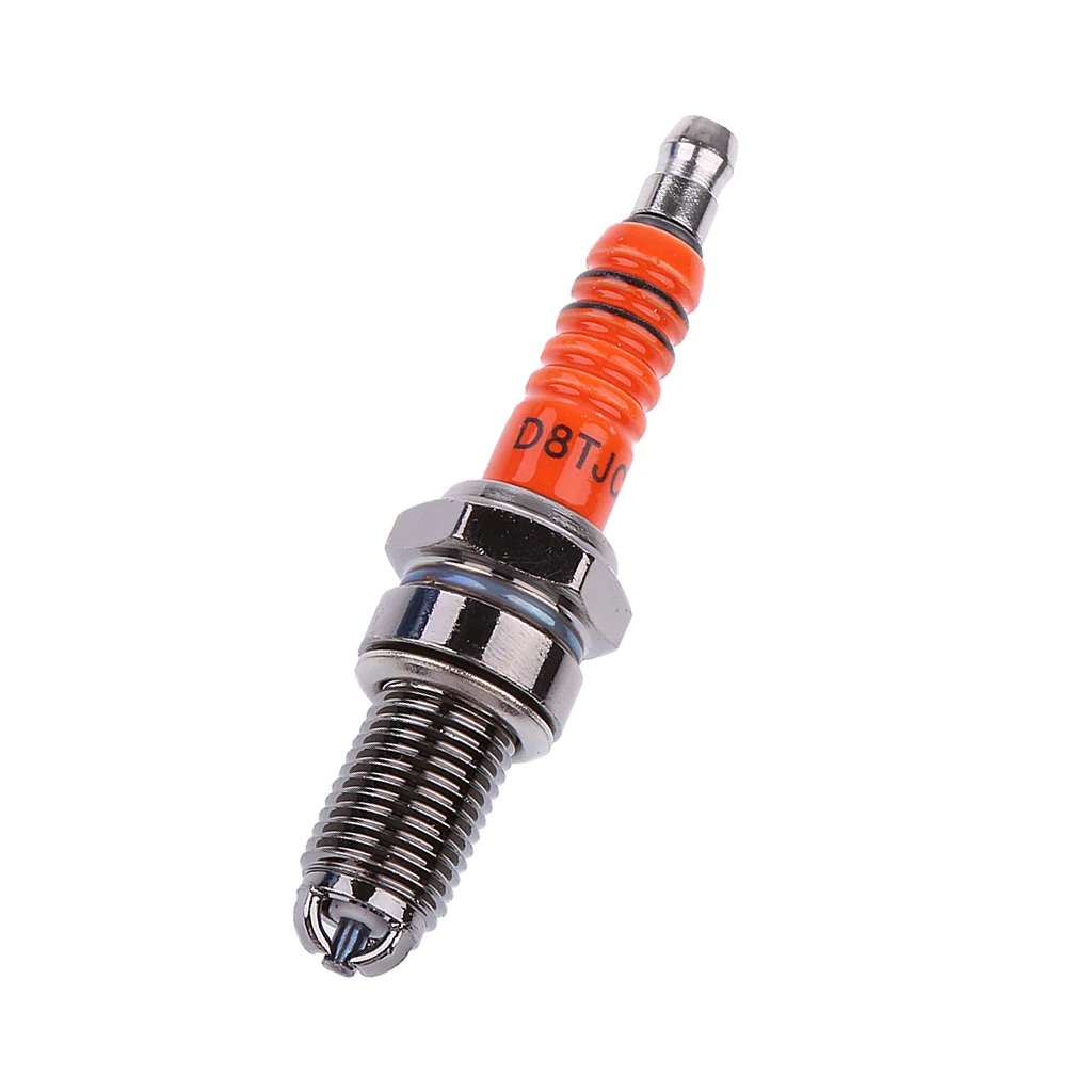 

Scooter Spark Plug D8TJC Motorcycle 3-Electrode Spark Plug Adapter for CG 125cc 150cc 200cc 250cc Dirtbikes ATVs Motorcycles