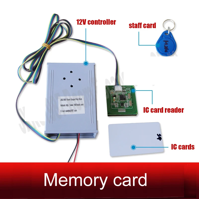 Living room escape agency Product game props Memory box organ unlock Credit card effect |