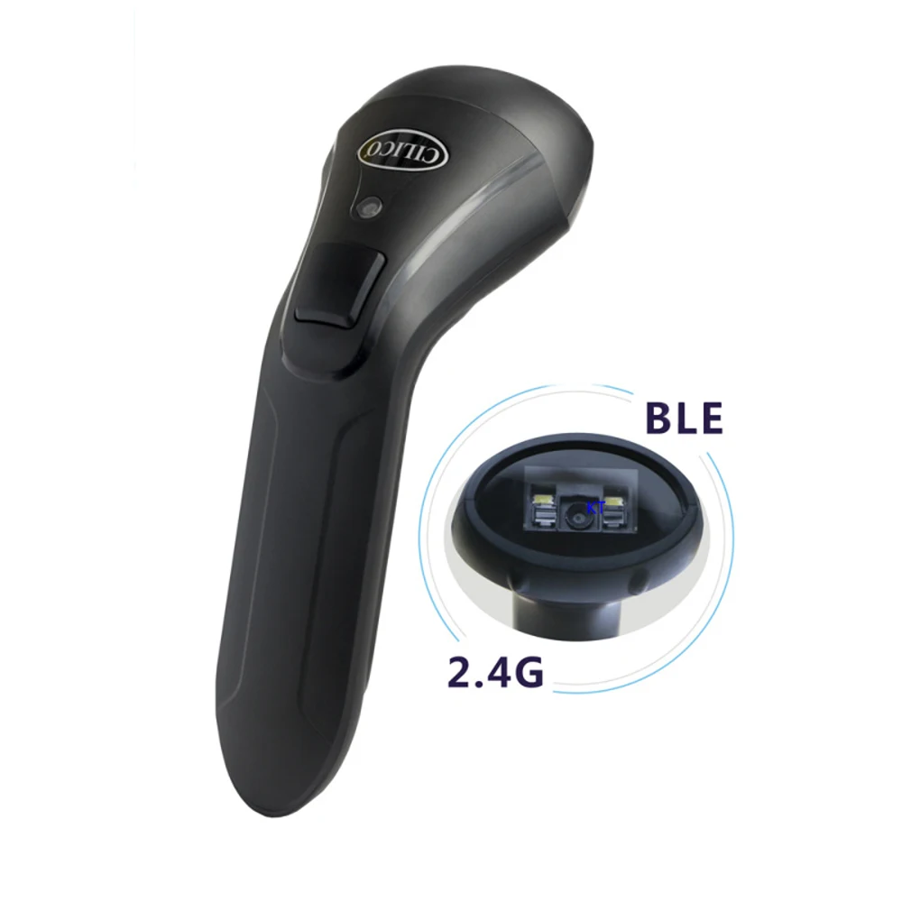 

Free Shipping Wireless 2D Barcode Scanner 2.4G Blueteeth Bar Code Reader On Screen For Windows Android IOS With CE 3C FCC ROHS