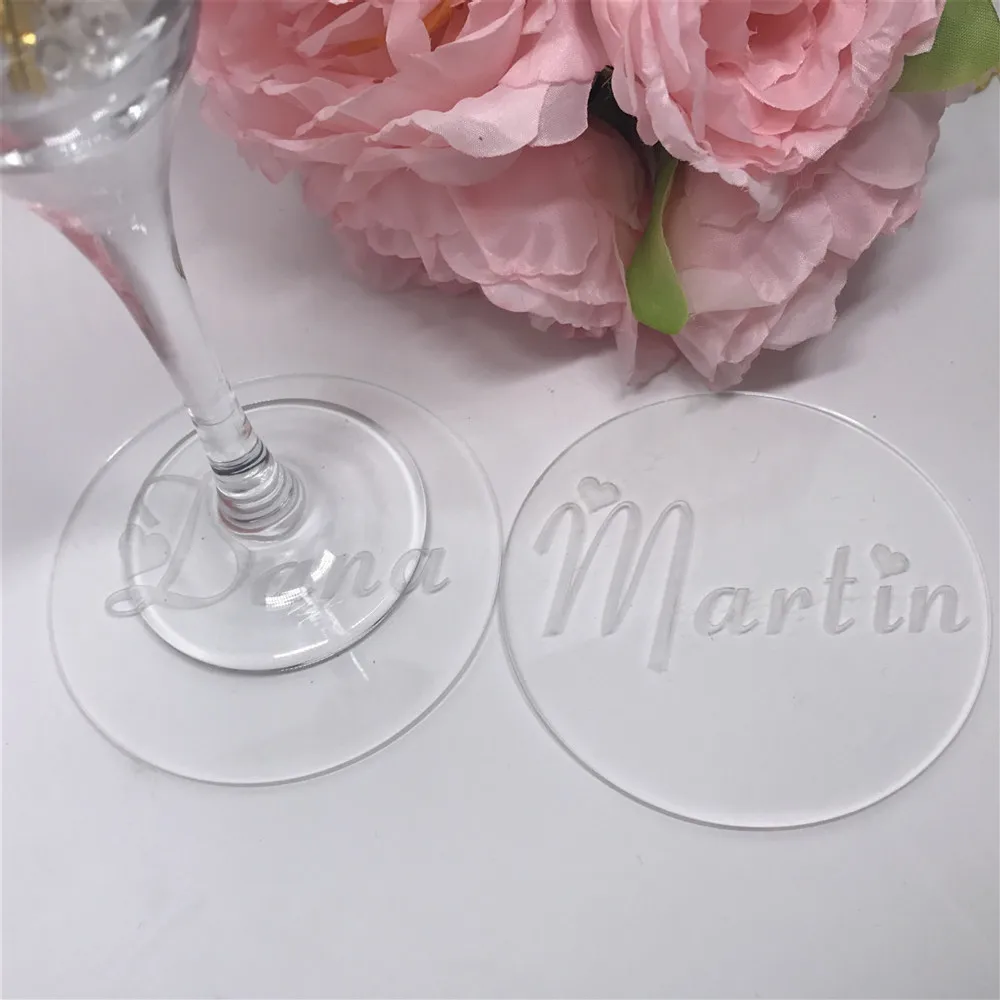 personalized wedding coaster