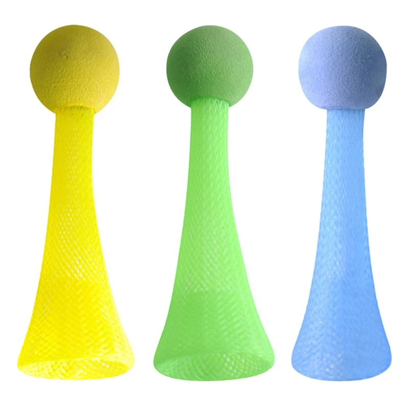 3pcs/set Bouncing ball Toy Cats Flash Bouncing PP Ball Interactive