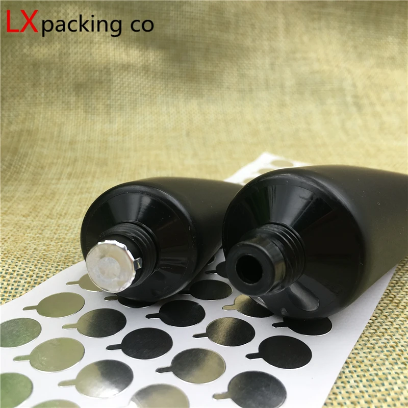 100 pcs Free Shipping 10ml 30ml 50ml 80ml 100ml Empty Black Plastic Tube Bottles Refillable Empty Cosmetic Containers packaging 100 pcs Free Shipping 10ml 30ml 50ml 80ml 100ml Empty Black Plastic Tube Bottles Refillable Empty Cosmetic Containers packaging