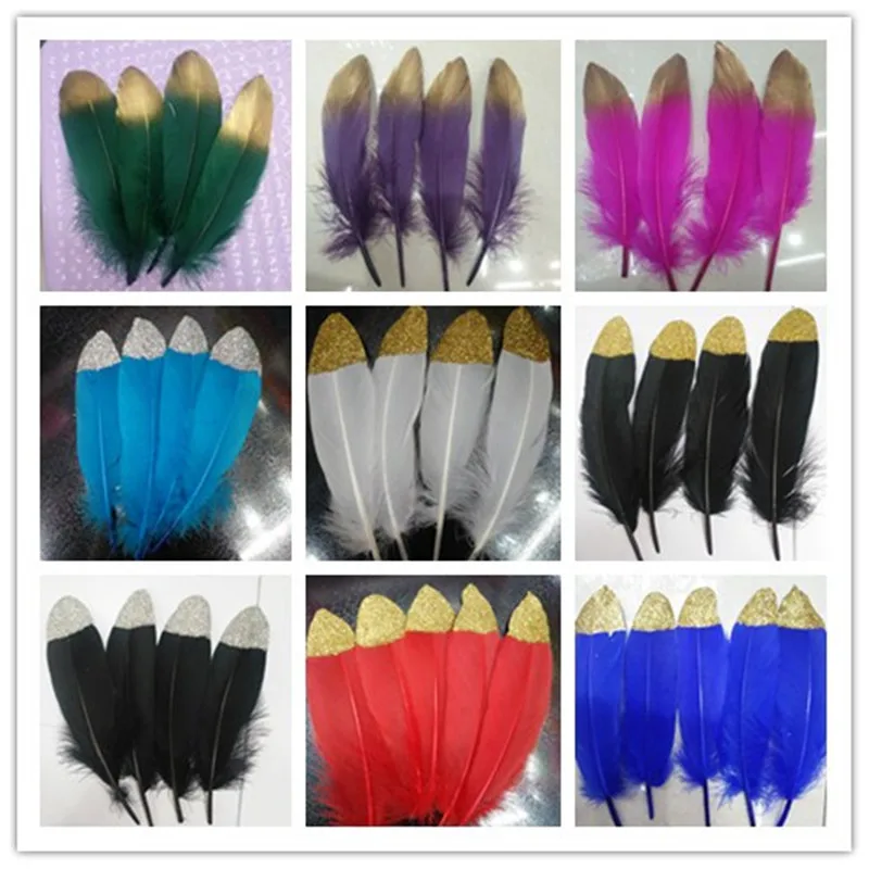 10pcs newest goose feathers / duck feathers 15 20CM / 6 8" diy costume