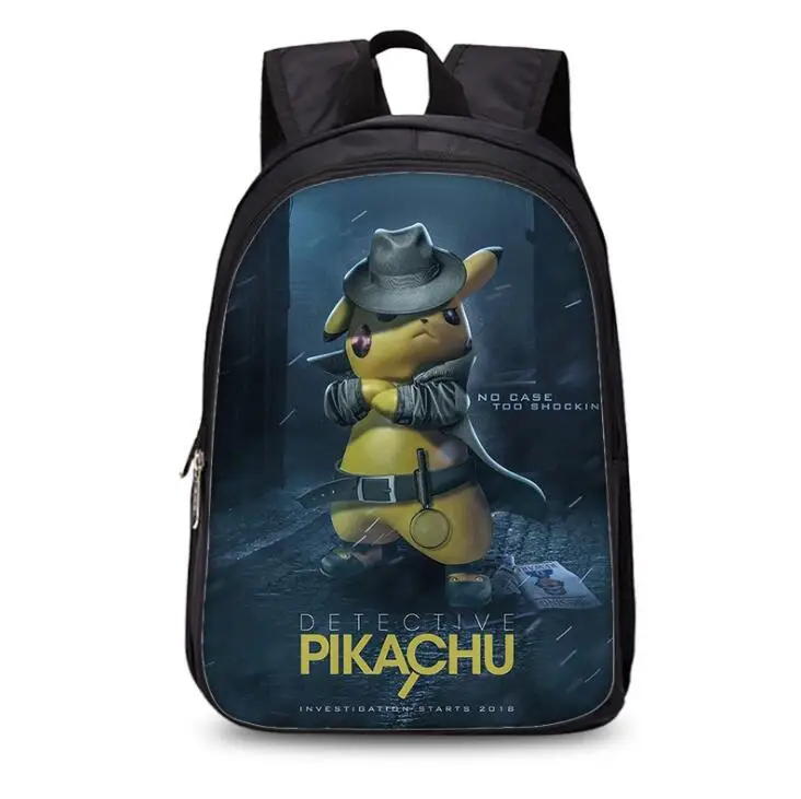 photo color Покемон рюкзак Пикачу Bulbasaur рюкзак для малышей детские школьные сумки для маленьких мальчиков и девочек, первичные сумочки для детского сада - Цвет: photo color
