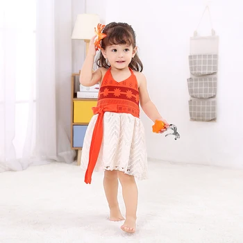 

2019ins Children's Clothing Europe And The United States Christmas Marine Romance Princess Dress Cartoon Flower Girl Skirt Dress