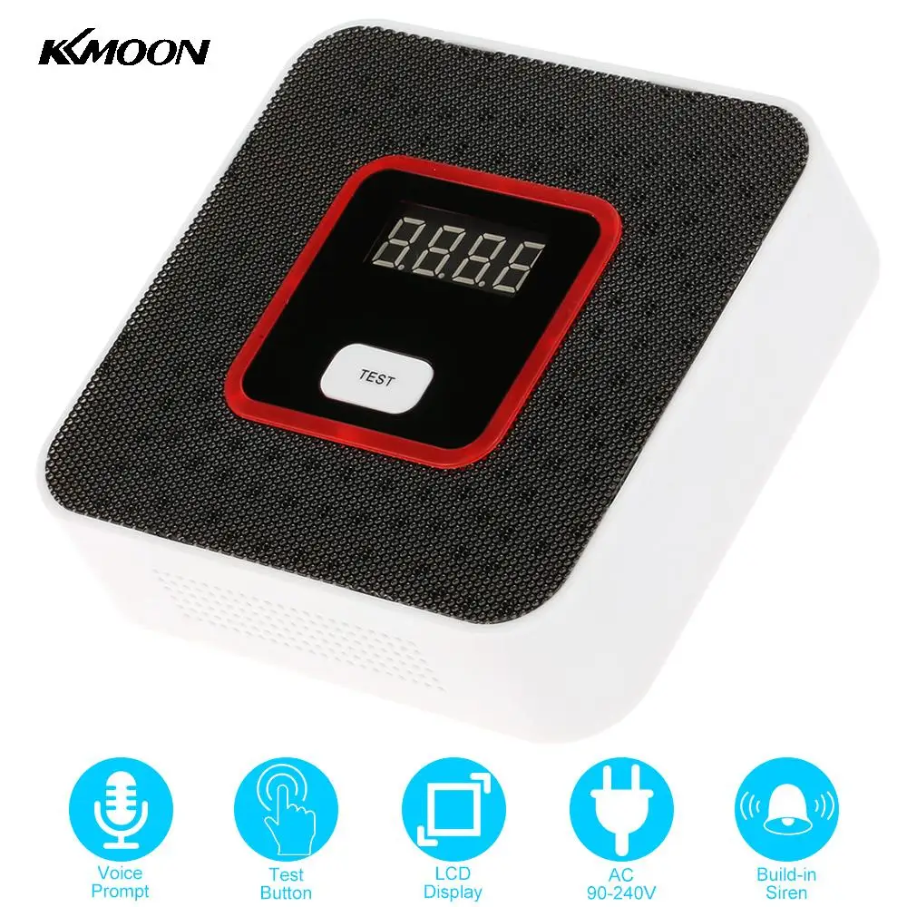 bilder für Smart LCD Display Brennbare Gasaustritt Alarm Sensor Tester Detector Menschliche Stimme Warnung Für Alarm System bilder für Smart LCD Display Brennbare Gasaustritt Alarm Sensor Tester Detector Menschliche Stimme Warnung Für Alarm System