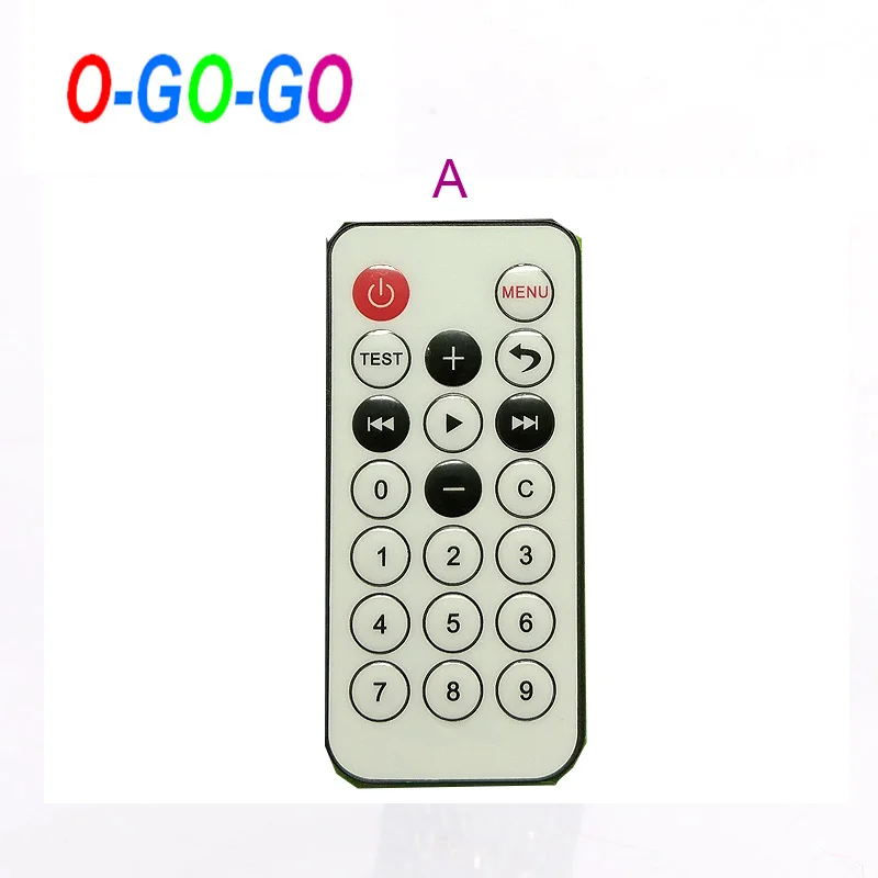 Car MP3 / digital remote control / thin infrared remote control / 21