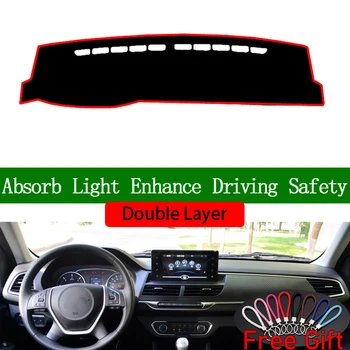 

Double Layer Car Stickers For great wall wingle 7 2018 Dashboard Cover Car Accessories Interior Anti-UV Car Decals