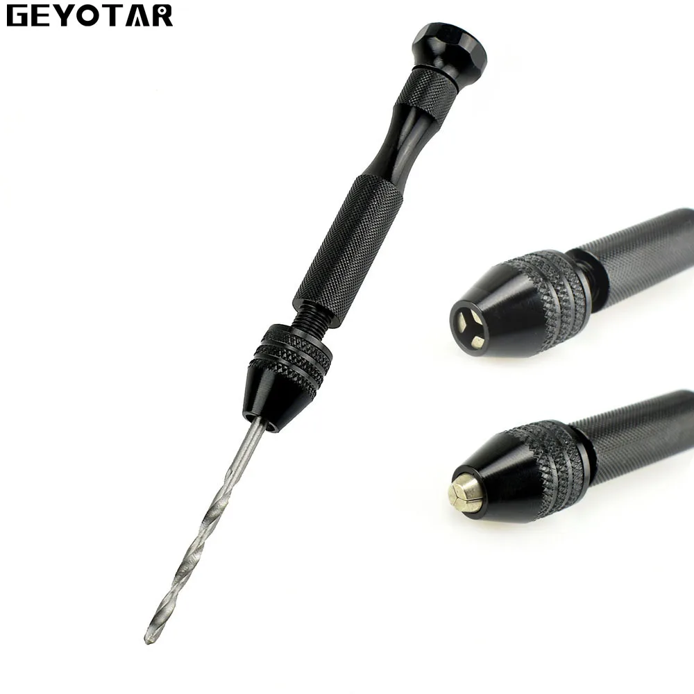 Manual-Mini-Micro-Aluminum-Rotary-Hand-Tool-Countersink-Drill-Bit-Chuck-with-10pcs-Twist-Drills (4)