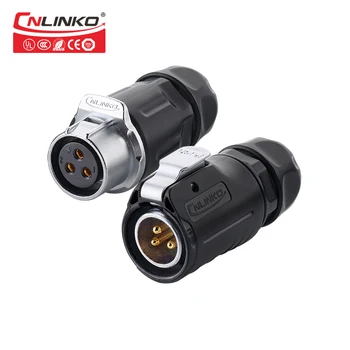

Cnlinko Circular M20 Aviation Connector Provide Auto 3 Pin Waterproof IP67 LED Panel Mounted Watertight Cable Connectors Adapter