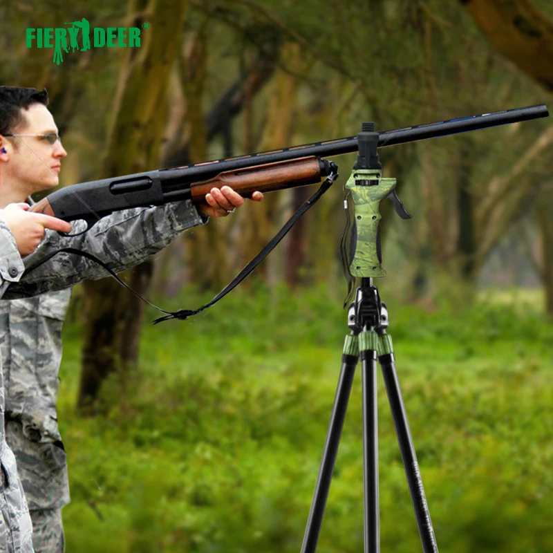FieryDeer, DX-004-02, 180 см, триггер, два вида, камера, прицелы, бинокль, Охотничья палка, палка для стрельбы, палочка для охоты, дерево, подставка для оружия