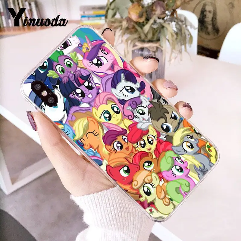 Binful Magic My Little Pony чехол для iphone 12 5 5Sx 6 7 7plus 8 8Plus X XS MAX XR Fundas Capa 12mini|Бамперы| |
