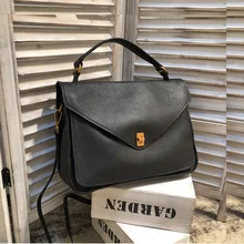 100% Genuine Leather Women Messenger Bags High Quality Fashion Shoulder Bags Ladies Tote Satchel Large Capacity Black Handbags 100% Genuine Leather Women Messenger Bags High Quality Fashion Shoulder Bags Ladies Tote Satchel Large Capacity Black Handbags