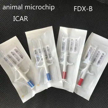 

40pcs/lot free 134.2KHz ISO FDX-B Animal Dogs 1.25*7mm Pet Microchips Transponder Syringe animal Id Implantable Syringe injector
