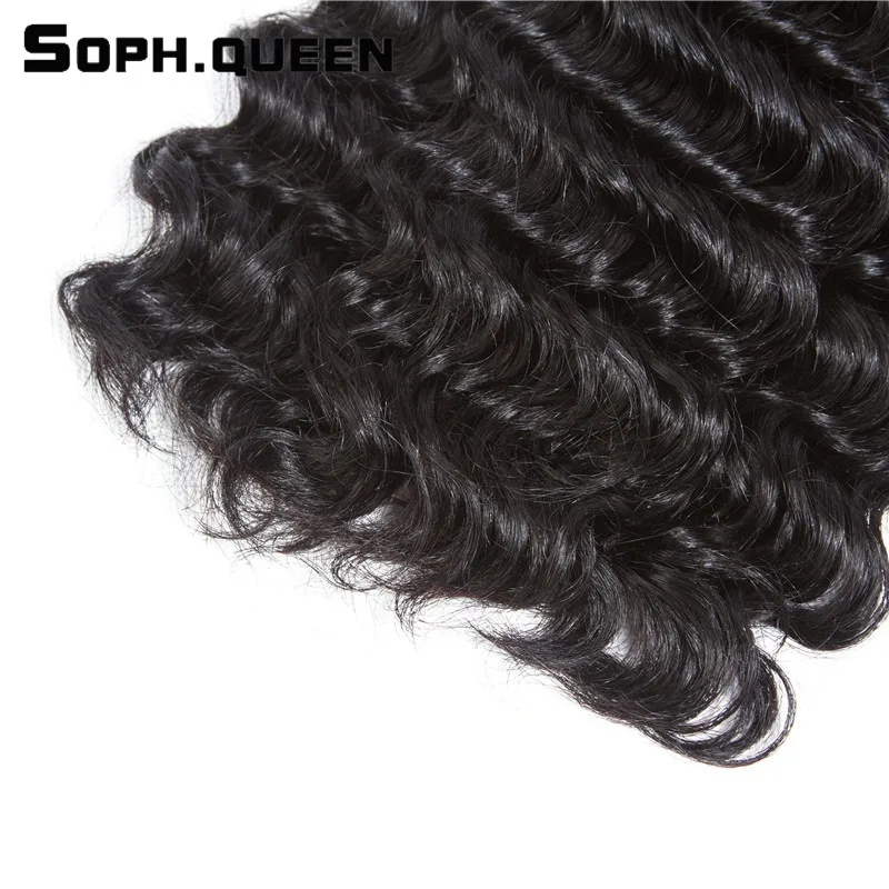 Soph Queen Peruvian Deep Wave Bundles 100% Human Hair Bundles 1/3/4 PCS Natural Color Remy Hair 8-26 Inch Hair Extensions Soph Queen Peruvian Deep Wave Bundles 100% Human Hair Bundles 1/3/4 PCS Natural Color Remy Hair 8-26 Inch Hair Extensions