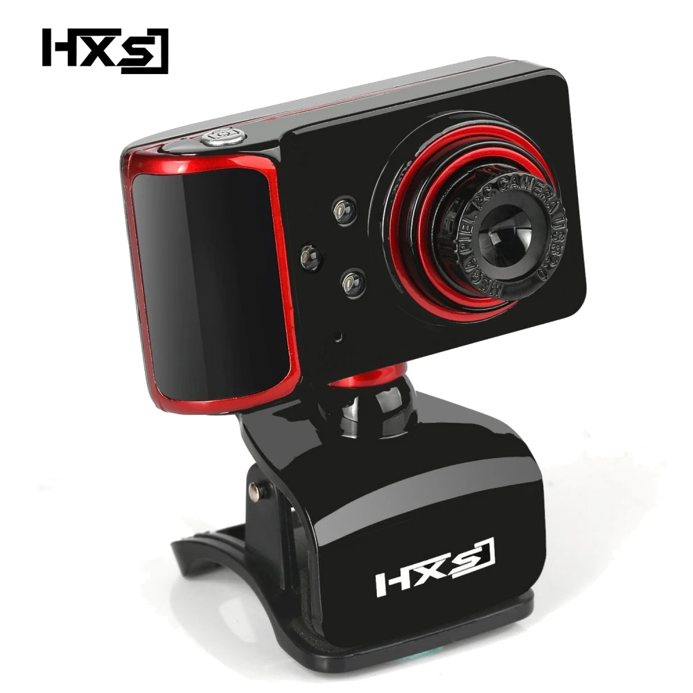 HXSJ S10 USB веб-камера 3LED 480P PC камера с поглощающим микрофоном Микрофон для Skype Android TV