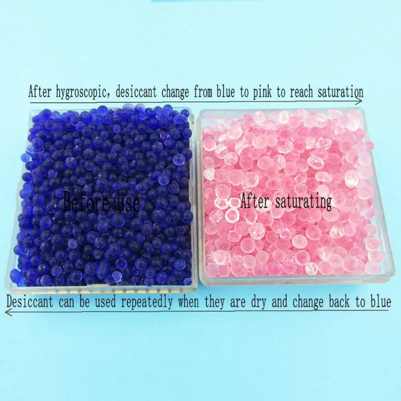 1pc Blue Silica Gel Moisture Absorber Reusable Silica Gel Desiccant Silica Gel Absorbent Box Color-Changing (6)