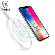 

Marjay Mini Qi Wireless Charger USB Charge Pad For iPhone X 8 Plus Samsung Galaxy S8 S9 Plus S7 Edge Note 8 Mobile Phone Charger