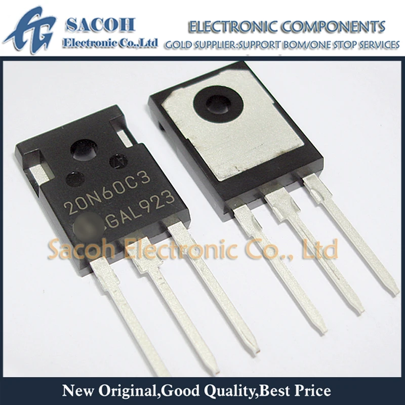 

Free Shipping 10Pcs SPW20N60C3 20N60C3 SPW20N60C2 or SPW20N65C3 20N65C3 TO-247 20A 600V Power MOSFET