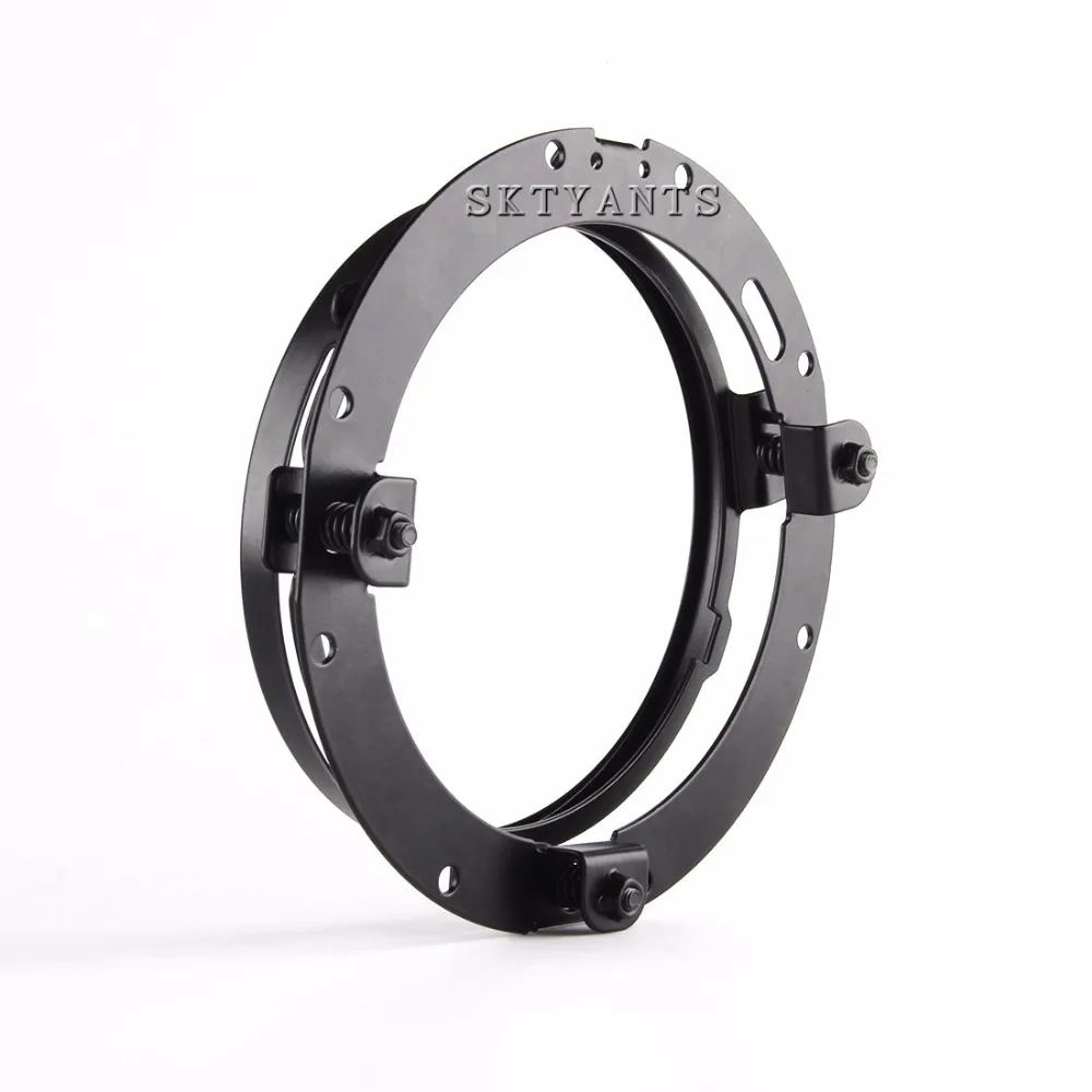 7 дюймов круглый Монтажный кронштейн кольцо " светодиодный кронштейн фары из нержавеющей стали для мотоцикла Хар-ли