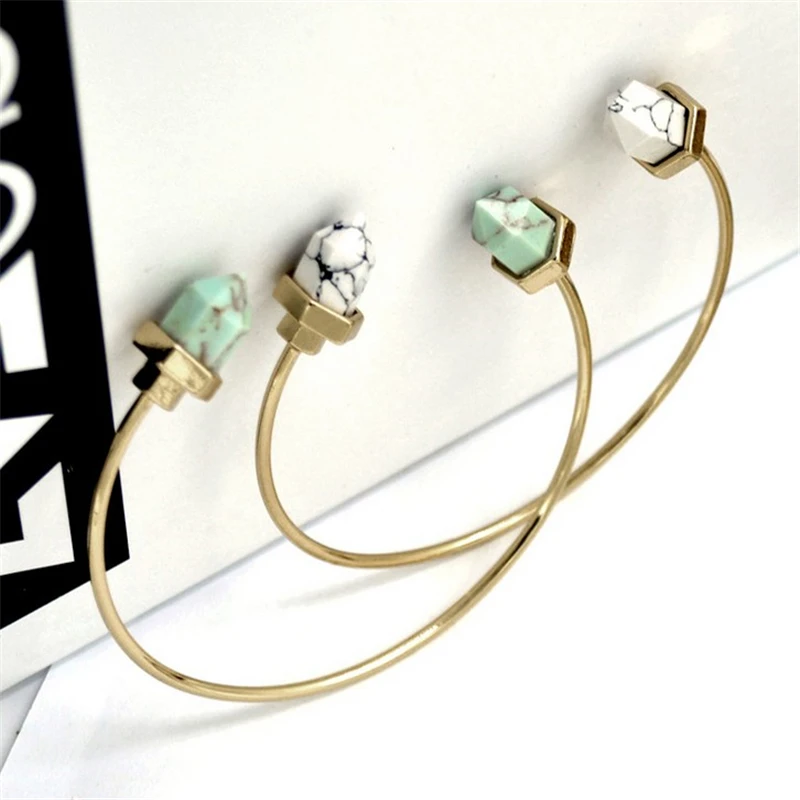 

2PCS/LOT Adjustable Bangles Bracelets For Women Summer Fashion Women Jewelry Pulseiras Femme Wholesale