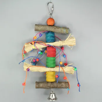 

1PCS Bird Toy Parrot Toy Natural Toy Birdcage Accessories Parrot Supplies