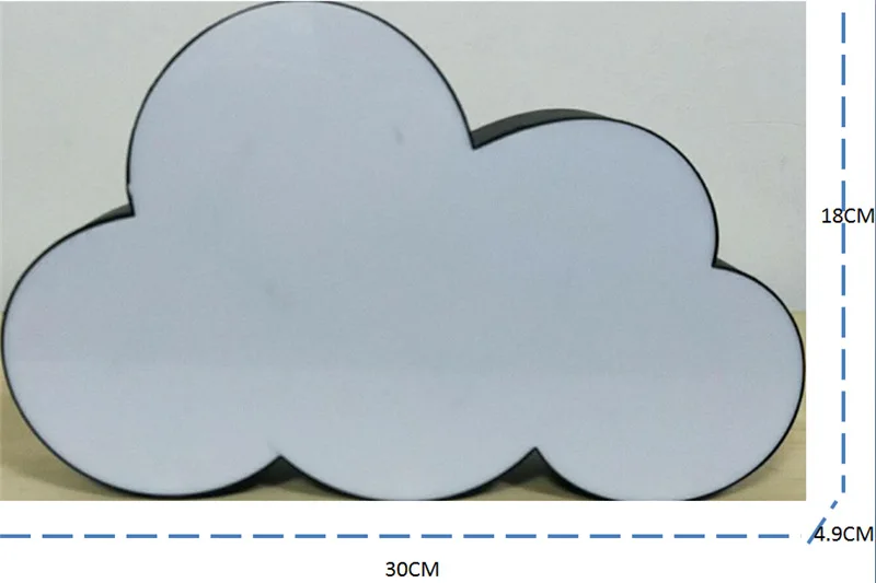 Светодиодный рукописных доска объявлений Box Облако Q-езду подарок световой искусственные токующие птицы