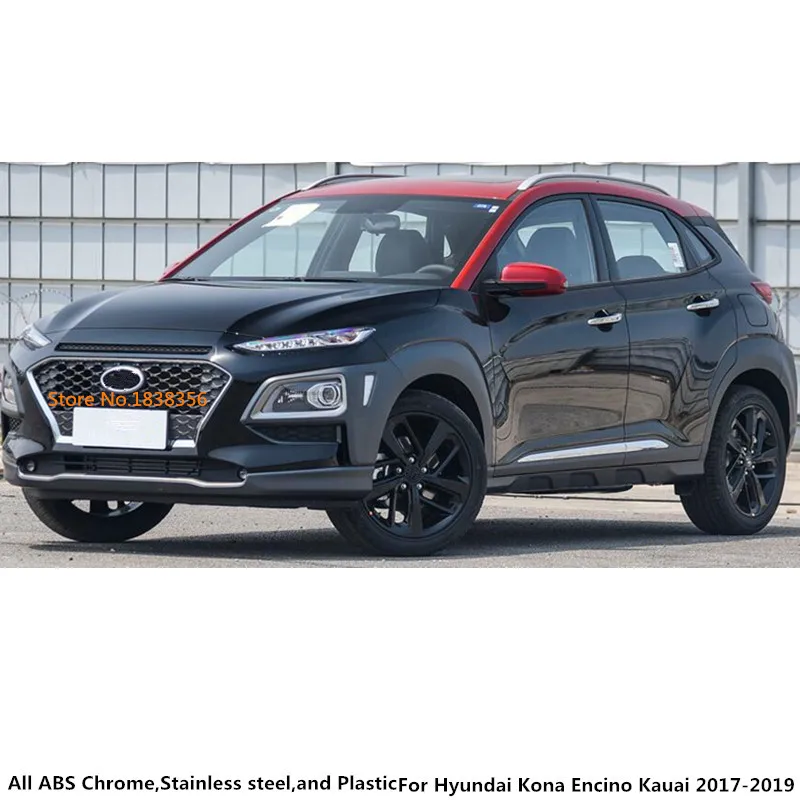 Для hyundai Kona Encino Kauai Автомобильный Дверной стильный Стик аудио говорящая звуковая крышка кольцо Круглый Светильник отделка Литье 4 шт