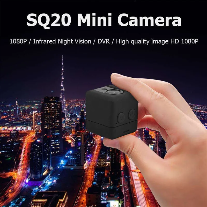

HD 1080P Mini IP Camera Wireless Security Home SQ20 mini DVR Loop video DV infrared Night Vision Sports DVR