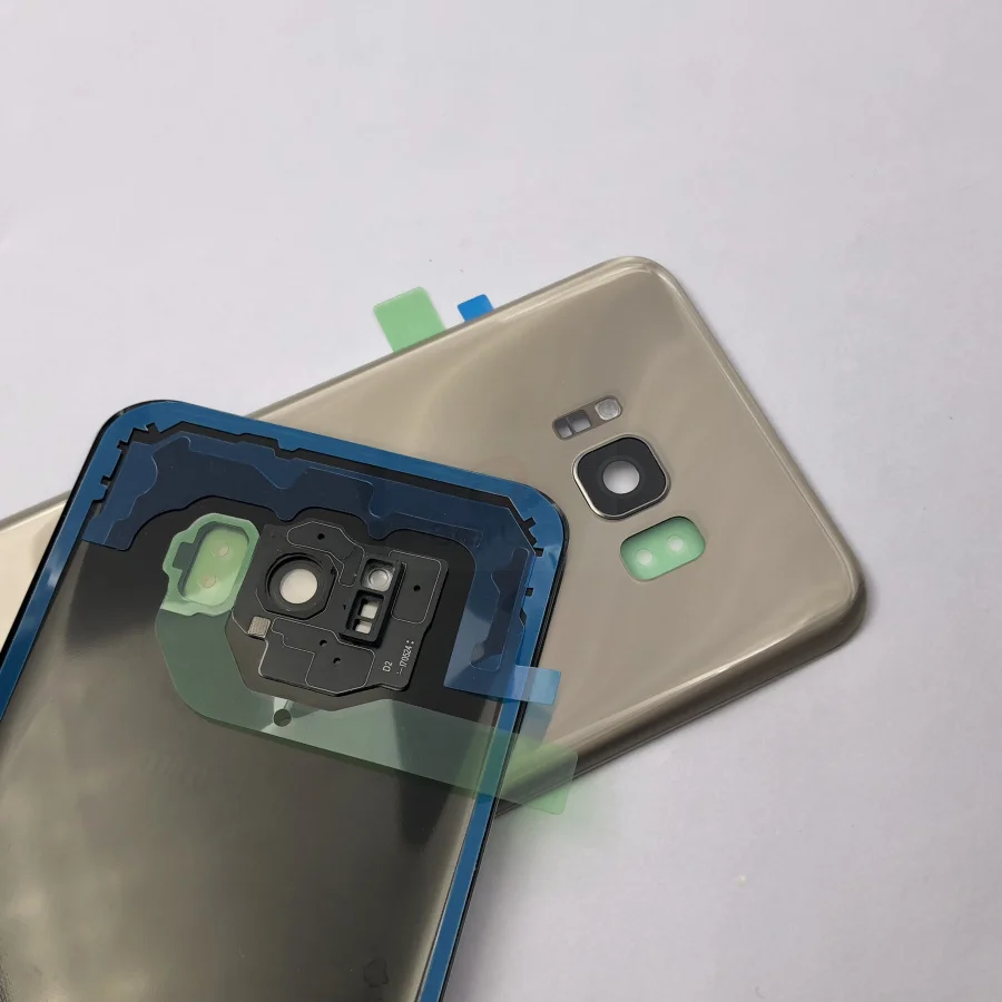 Запасной стеклянный чехол для samsung Galaxy S8 Plus G955 G955F, задний корпус, чехол на батарейку с клейкой наклейкой