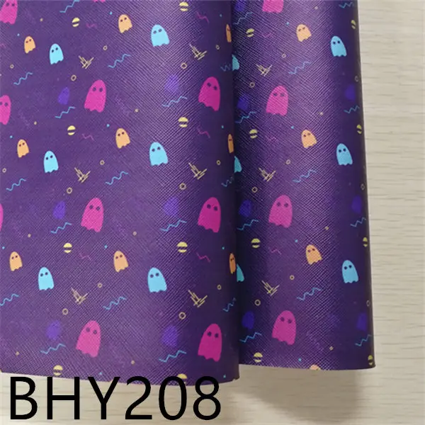 

Free shipping 7.6*12inch cartoon print synthetic leather fabric for DIY accessories BHY208