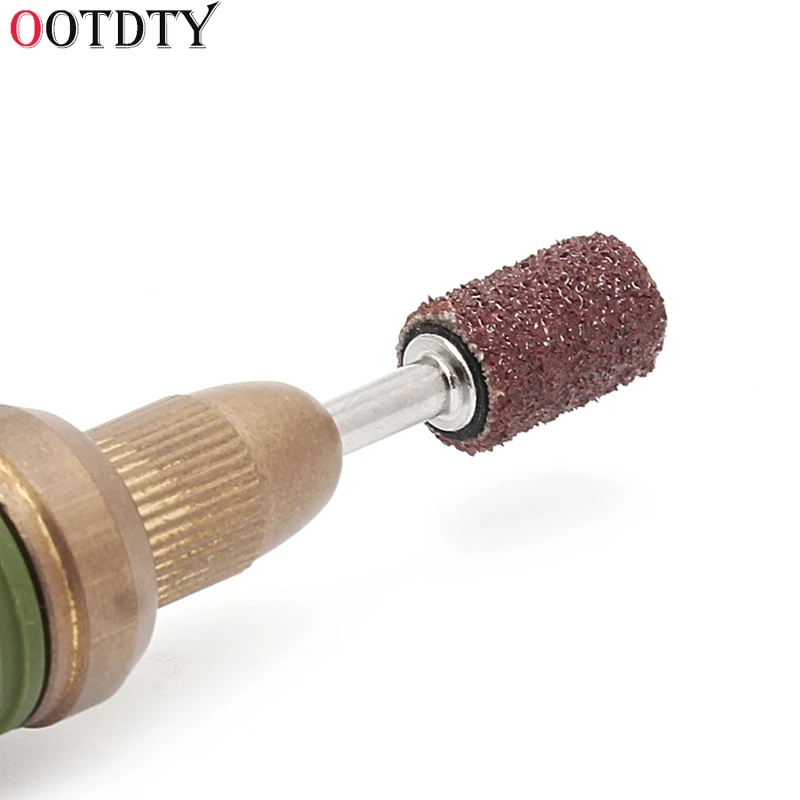 OOTDTY 6/12 5 мм грит 80/120 # шлифовальные ленты + 3 17 оправка вращающийся инструмент