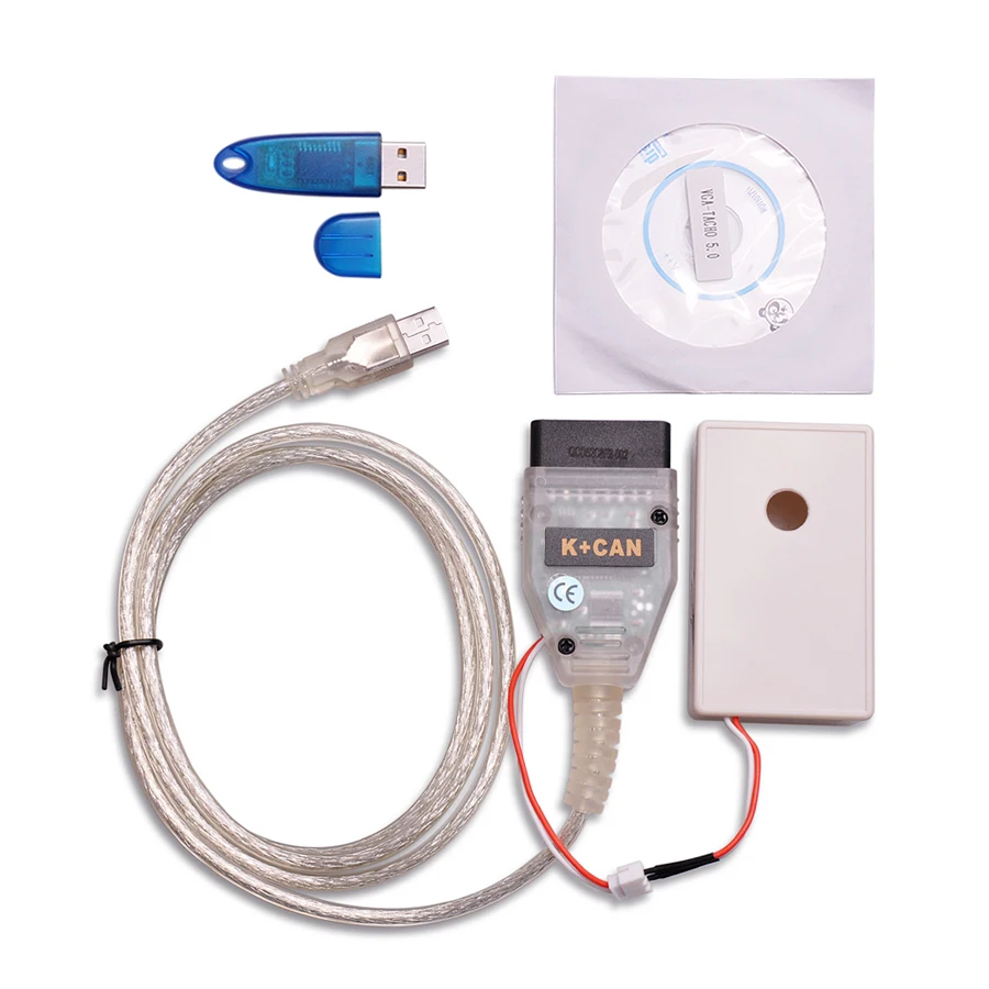  Con Dongle VAG TACHO USB versión 50 Cable de soporte VDO con 24C32 o 24C64 VAG kombiinstrumento Imm