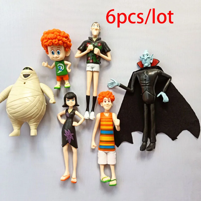 

6pcs/set Hotel Transylvania 3 Action Figure Set Model Toy Brinquedos Figurals Mavis Series Action Figure Model Kids Gifts Toys