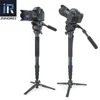 INNOREL RM60K Kit monopode caméra professionnel en aluminium vidéo-pied monopode Mini trépied de Table avec tête vidéo fluide support Unipod ► Photo 3/6