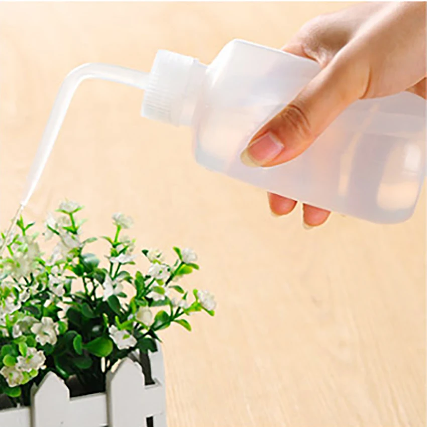 250 мл/500 мл банок для воды полив растений бутылки-тюбики с длинный наконечник воды клюв чайник для сада