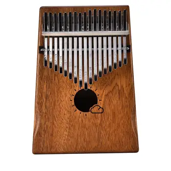 

17 Key Kalimba Mbira Calimba African solid Mahogany Thumb Piano Finger with Bag Keyboard Marimba Wood Musical Instrument