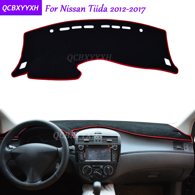 

For Nissan Tiida 2012-2017 Dashboard Mat Protective Interior Photophobism Pad Shade Cushion Car Styling Auto Accessories