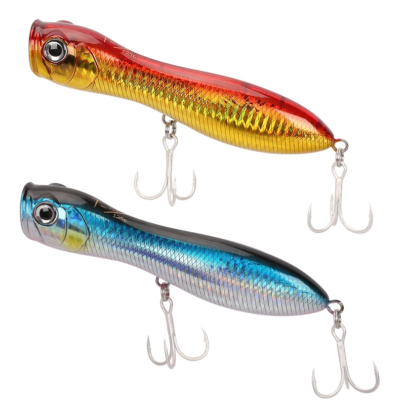 

Tsurinoya Big Size Bait Top Water Popper Artificial Fishing Lure Suit for Sea Fishing GT Swordfish Tuna Fishing Etc DW60