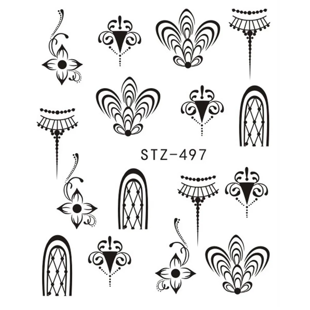 

Set Of Manicure Nail Tips Stickers Transfers Nail Art Nail Sticker DIY Decoration