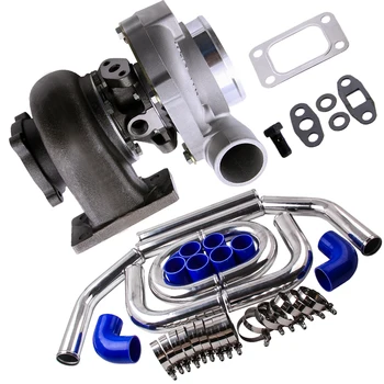 

GT30 GT3037 GT3076 Turbo Water & Oil Cold + 2.5" 64mm Intercooler Piping Kits