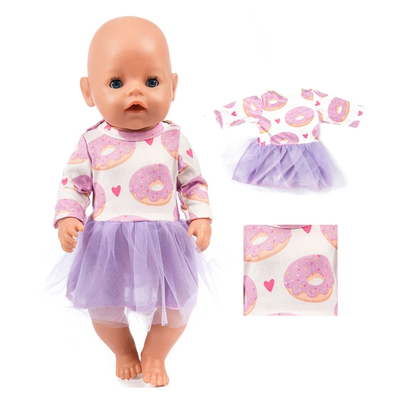 Midora кукла ручной работы одежда для 43 см Baby Born куклы 18 дюймов американская девушка