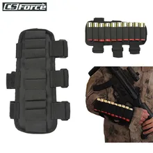 Тактический 10 Круглый 12 Калибр/20GA дробовик патронов Перевозчик повязку Регулируемый Mag мешочек картридж для охоты патроны оболочки держатель