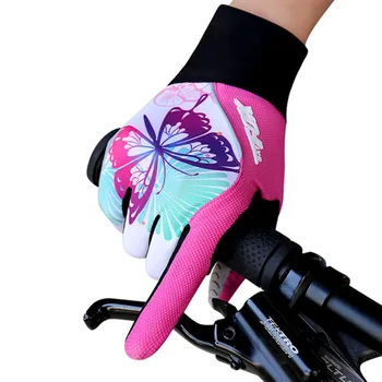 

Pink winter Women Half or Full Finger cycling Gloves Breathable Sports MTB Bicycle Gloves climbing gloves touch screen gloves