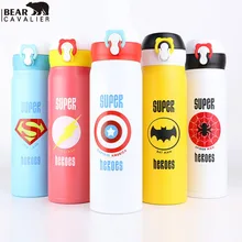 BEARCAVALIER 350/500 ML Niedlichen Cartoon garrafa termica thermo Thermos Edelstahl-vakuumflasche für Kinder Mädchen Männer Wasser flasche