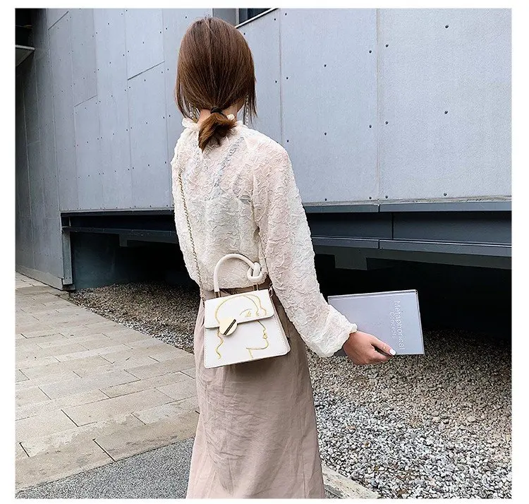 Модная Повседневная квадратная сумка, Высококачественная женская брендовая дизайнерская сумка из искусственной кожи, Простые Вечерние сумки через плечо для девушек